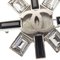 Spilla Snowflake Coco Mark con placca a 2 file in metallo e strass 05a di Chanel, set di 2, Immagine 5