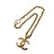 CHANEL 94P chain here mark necklace gold unisex 5
