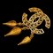 CHANEL Cocomark Brooch Gold Plated Ladies 1