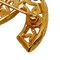 CHANEL Cocomark Brooch Gold Plated Ladies, Image 3
