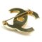 Coco Mark Turnlock Metal Gold Brooch from Chanel 3