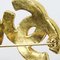 Metal Gold Gp Triple Coco Mark Brooch from Chanel, 1994 6