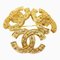 Metal Gold Gp Triple Coco Mark Brooch from Chanel, 1994 1
