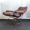 Vintage Stressless Chair with Footstool from Ekornes 3