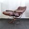 Vintage Stressless Chair with Footstool from Ekornes, Image 3