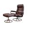 Vintage Stressless Chair with Footstool from Ekornes, Image 1