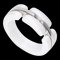 CHANEL Ultra Ring Medium K18 White Gold/Ceramic Women's 1