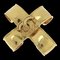CHANEL Cross Cocomark Vintage Gold Plated 94P Women's Brooch 1
