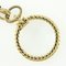 Collar de lupa CHANEL de doble cadena vintage bañado en oro Made in France Ladies, Imagen 6