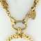 CHANEL Loupe Necklace Double Chain Vintage Gold Plated Made in France Ladies, Image 5