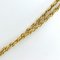 Collar de lupa CHANEL de doble cadena vintage bañado en oro Made in France Ladies, Imagen 4