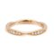CHANEL K18PG Pink Gold Camellia Half Eternity Ring J10836 Diamond 49 2.2g Ladies, Image 3