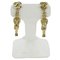 Chanel Earrings Women's Brand Coco Mademoiselle Gold Binaural Accessories 02P, Set of 2 2