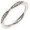 Camellia Half Eternity Ring in Platinum from Chanel 3