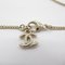 Collier CHANEL Rose Matelasse Collier Or Plaqué Or Rose Or Rose 4