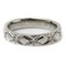 Pt950 Platinum Matelasse Medium 10p Diamond Ring from Chanel 3