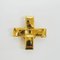 97A Coco Mark Cross Ribbon Brooch with Gold Pin from Chanel, 1997 4