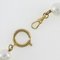 Vergoldete Halskette mit künstlicher Perle von Chanel 6