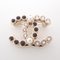 Rhinestone and Pearl Coco Mark Brooch from Chanel 1