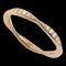 CHANEL K18PG Pink Gold Camellia Half Eternity Ring J10836 Diamond 51 2.3g Ladies, Image 1