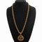 CHANEL necklace here mark gold pendant chain Lady's 3