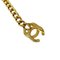Coco Mark Metal Chain Bracelet Bangle Gold from Chanel 2