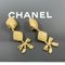 Matelasse Ribbon Earrings from Chanel, Set of 2 2