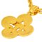 Coco Mark Clover Necklace in Metal Gold from Chanel, 1996 5