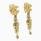 Chanel Mademoiselle Cocomark Doll Motif Gold Plated 02P Women's Earrings, Set of 2 1