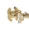 Chanel Mademoiselle Cocomark Doll Motif Gold Plated 02P Women's Earrings, Set of 2, Image 5