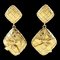 Chanel Quilted Gold Plated Ladies Earrings, Set of 2, Image 1