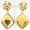 Chanel Quilted Gold Plated Ladies Earrings, Set of 2 3