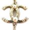 CHANEL Necklace Coco Mark Metal/Fake Pearl Gold/White Ladies 4