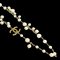 CHANEL Necklace Coco Mark Metal/Fake Pearl Gold/White Ladies 1