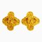 Flower Coco Earrings in Gold from Chanel, 1994, Set of 2 1