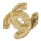 Coco Mark Brooch in Gold Plating from Chanel 2