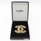 Coco Mark Brooch in Gold Plating from Chanel 9