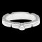 CHANEL Ultra Collection 1P Diamond Ring Small Size Ceramic, White Gold [18K] Fashion Diamond Band Ring Argento, Bianco, Immagine 1