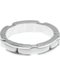 CHANEL Ultra Collection 1P Diamond Ring Small Size Ceramic, White Gold [18K] Fashion Diamond Band Ring Argento, Bianco, Immagine 9