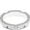 CHANEL Ultra Collection 1P Diamond Ring Small Size Ceramic,White Gold [18K] Fashion Diamond Band Ring Silver,White 6