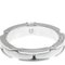 CHANEL Ultra Collection 1P Diamond Ring Small Size Ceramic,White Gold [18K] Fashion Diamond Band Ring Silver,White 8