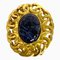 Coco Mark Motif Color Stone Brooch in Gold from Chanel, 1995 1