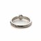 CHANEL Matelasse Fine Jewelry Ring Pt950 Platinum Diamond 8.5 Silver Ladies 4