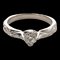 CHANEL Matelasse Fine Jewelry Ring Pt950 Platinum Diamond 8.5 Silver Ladies, Image 1