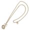 CHANEL Cocomark Flower Pearl Halskette Gold F23K 3