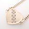 CC Coco Mark Strass Herz Halskette in Gold von Chanel 5