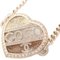 Collana CC Coco Mark con cuore e strass in oro di Chanel, Immagine 1