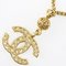 Vintage Coco Mark Necklace in Gold Plate from Chanel, France, 1996 4