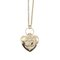 Heart Coco Mark Locket Long Necklace Gold B22c Accessories from Chanel 1