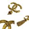 CHANEL 93A here mark chain brooch gold 99198, Image 3